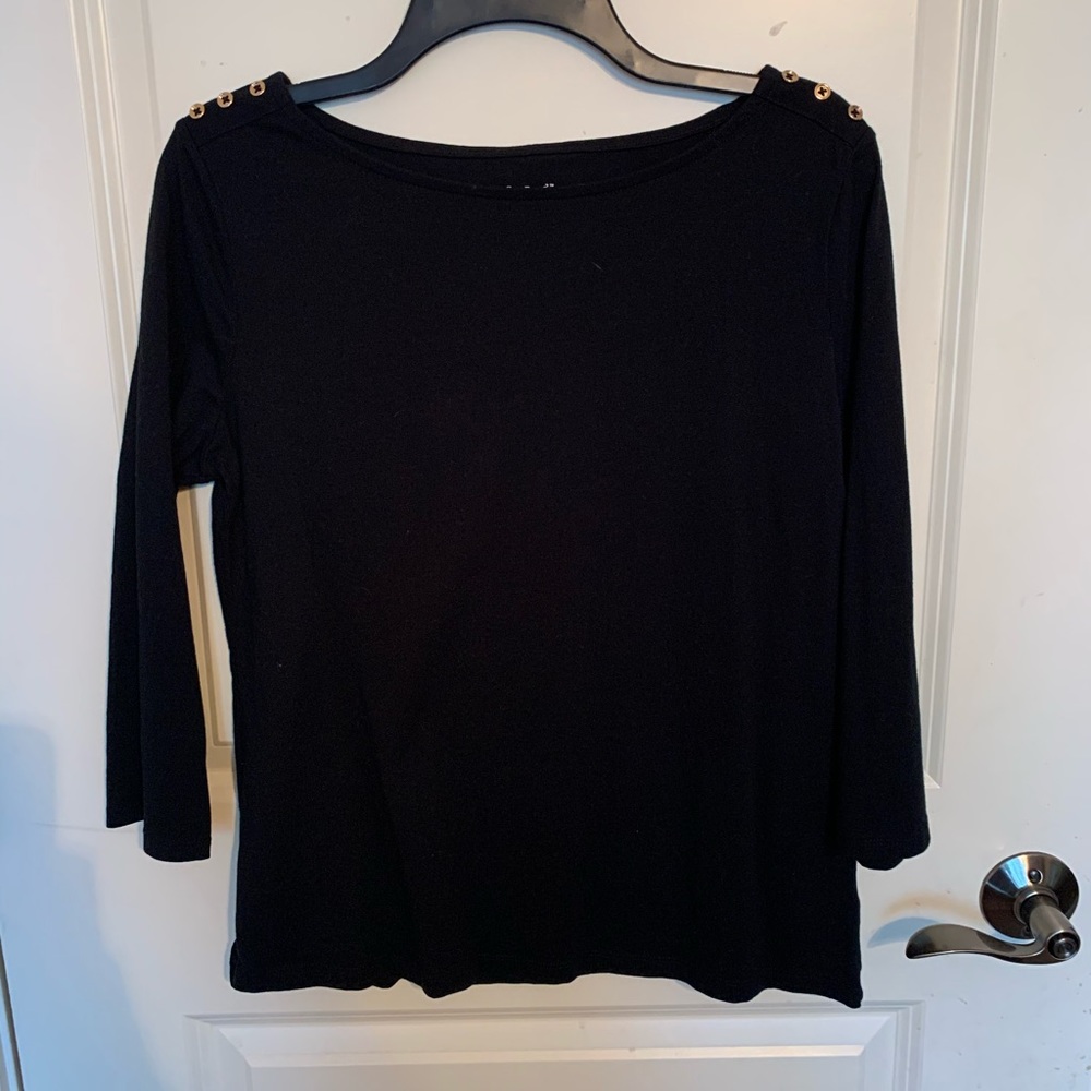 Black quarter sleeve shirt
